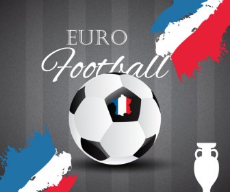 Euro Sepak Bola Piala Banner