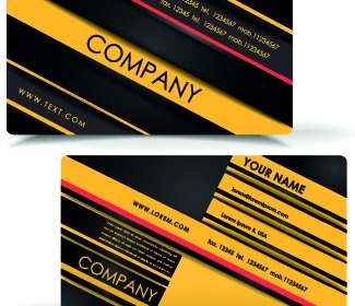 優秀なビジネス カード デザイン ベクトル