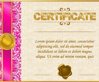 Excellent Certificate And Diploma Template Design