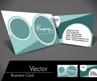 Exquisite Business Cards Design Elements Vector