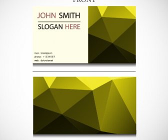 Exquisite Pattern Business Cards Vector Design