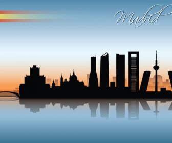 Famous Cities Silhouette Creative Vector