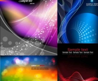 Fashion Abstract Background Vectors Set