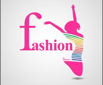 ファッションの女の子のロゴ無料ダウンロード
