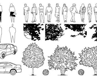 Figure The Trees Vector