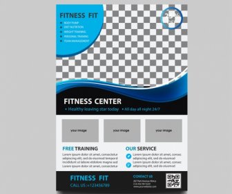 Design Des Fitness-Flyers