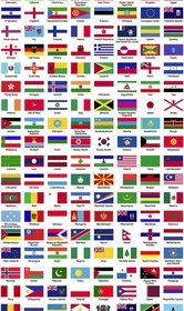 按字母順序排列的世界國旗