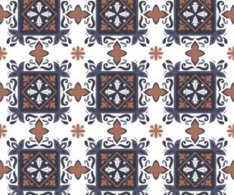 Floor Tile Pattern Template Classical Elegant Symmetry