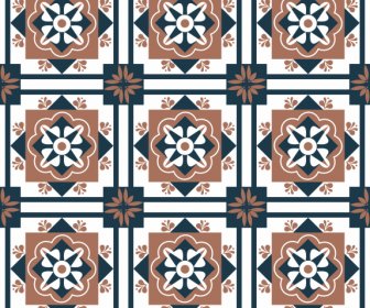 Flooring Tile Pattern Templates Repeating Symmetric Shapes