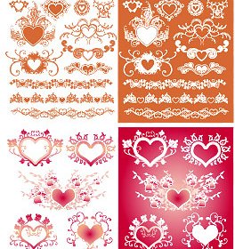 Floral And Frames Vector