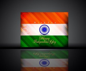Floral Background Abstract Grunge Indian Flag Independence Day Wallpaper Vector