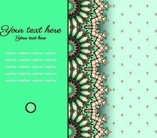 Floral Background With You Text Vector