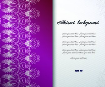Floral Background With You Text Vector