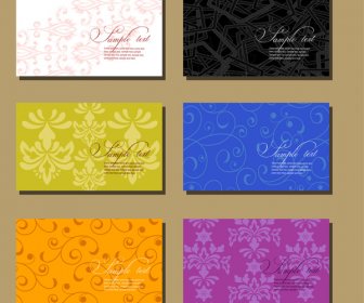 Floral Business Card Templates Collection