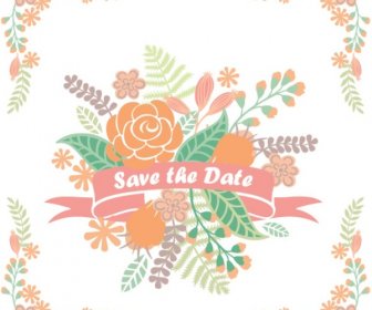 Floral Decoration Save The Date
