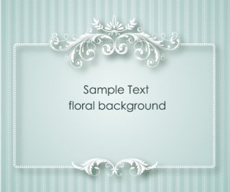Floral Frames Vector Backgrounds Set