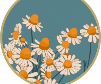 Floral Label Template Elegant Classic Petals Sketch