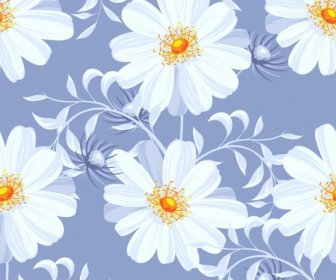 Floral Pattern Classical Bright Colorful Decor