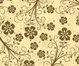 Floral Pattern Vector Background
