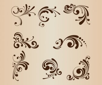 Pattern Floreali Per Il Disegno Vettoriale Illustrazione