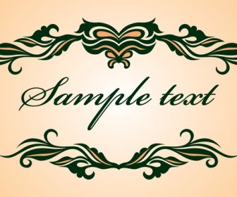 Floral Template Vector