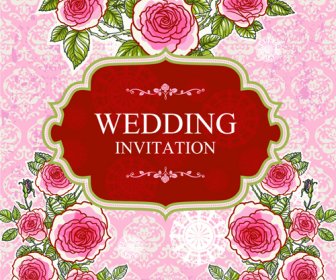 Flower Wedding Invitations