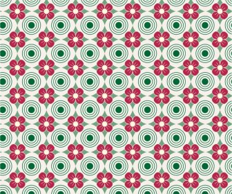 Flowers Seamless Pattern With Repeating Style Design