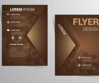 Flyer-Vektor-Design Mit Vintage-Stil