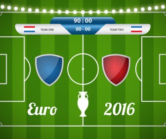 Football Match Euro Cup 2016