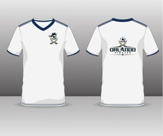 football t shirt template orlando pirates logo design elements ball swords sketch