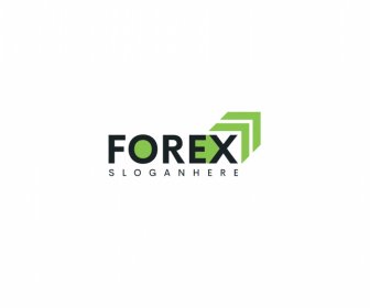 forex logo template elegant texts arrowheads decor