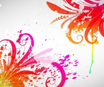 Free Abstract Colored Design Vector Graphic