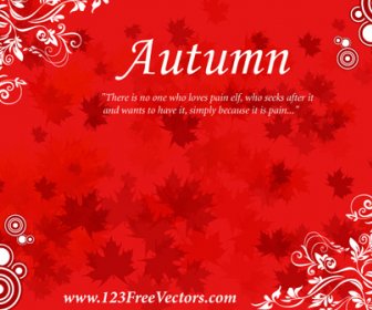 無料秋の背景のベクトル