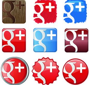 Free Google1 Plus Icon Set