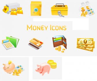 ícones De Dinheiro Livre