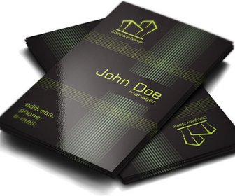 無料の不動産ビジネス カードのデザイン