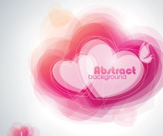 Free Vector Abstract Artwork Made Heart Shape