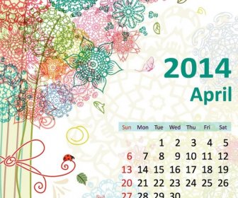 Vettore Libero Calendario Bella Linea Arte Disegno Elements14