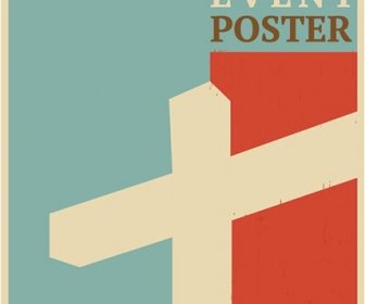 Vektor Gratis Merayakan Paskah Dengan Kami Poster Template