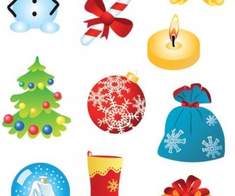 Kostenlose Vektor-Weihnachts-Icons Und Symbole