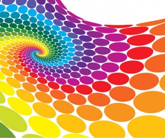 Free Vector Colorful Dots Background