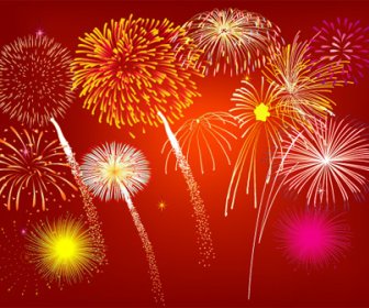 Free Vector Fireworks