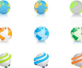 free vector globes