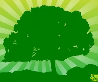 Free Vector Green Tree