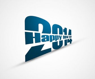 自由幸福的新year14向量桌面