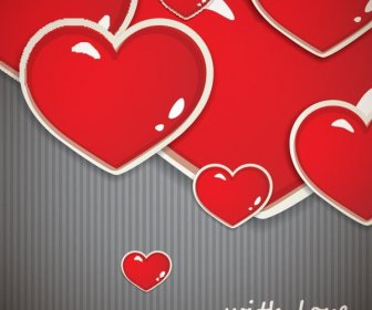 Bedava Vektör Kalp Siyah Arka Plan Aşk Duvar Kağıdı Ayarlamak