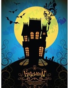 Free Vector Illustration Of Scary Halloween Night