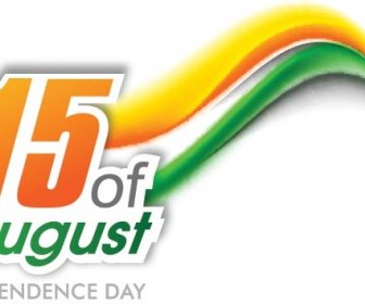 свободный вектор Индии независимости день абстрактный фон