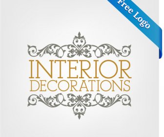 Vektor Gratis Dekorasi Interior Logo
