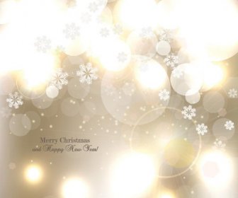 Free Vector Ornament Christmas And Happy New Year Background